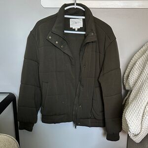 Lou & Grey Army Green  SignatureSoft Coat